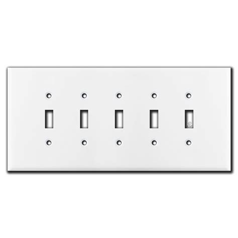 5 toggle switch plate cover